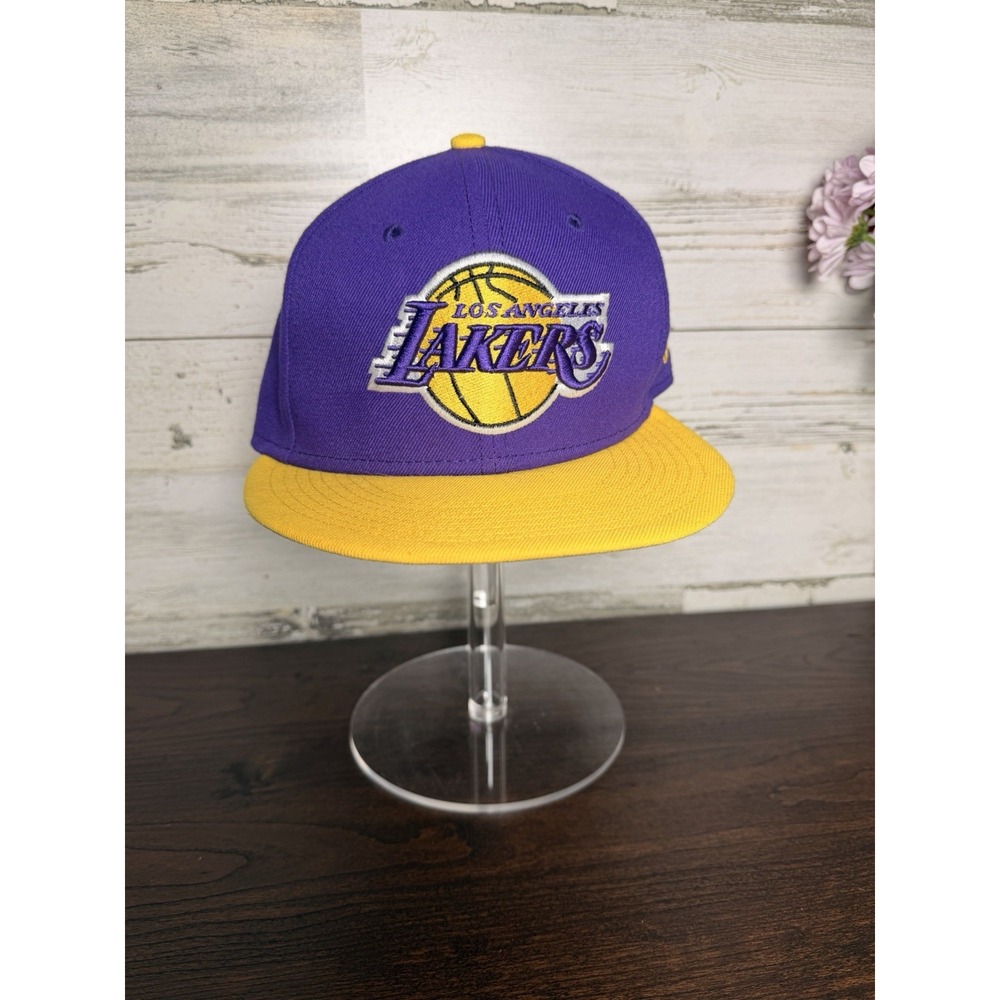 Los Angeles Lakers New Era 9FIFTY Snapback Hat Purple Gold NBA One Size Cap